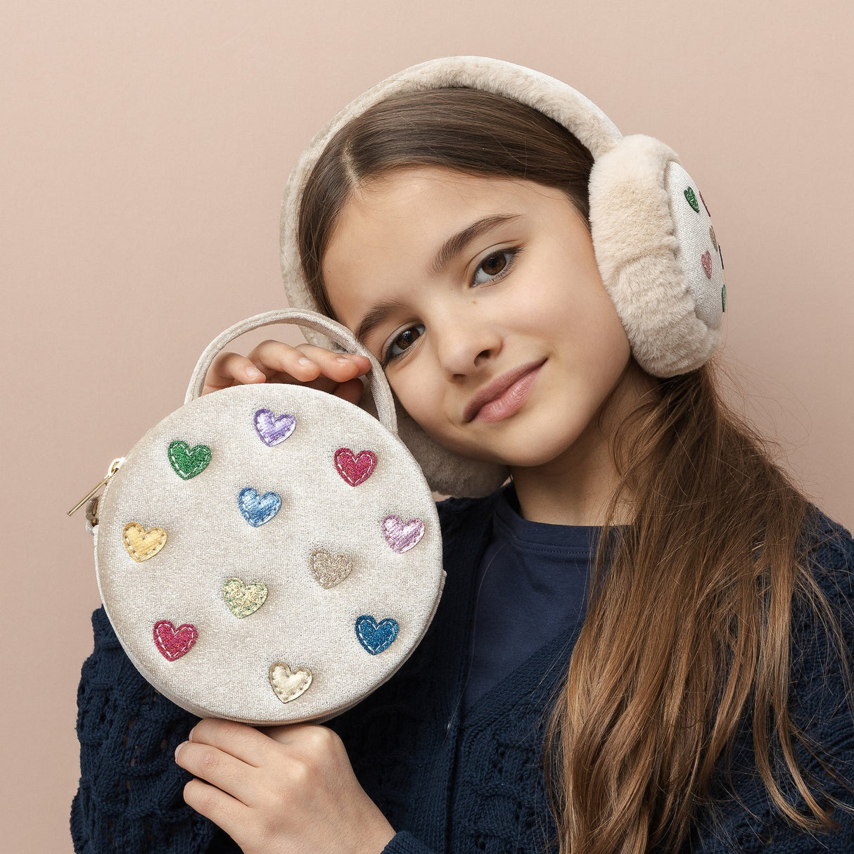 MIMI & LULA Jazzy Hearts Samttasche