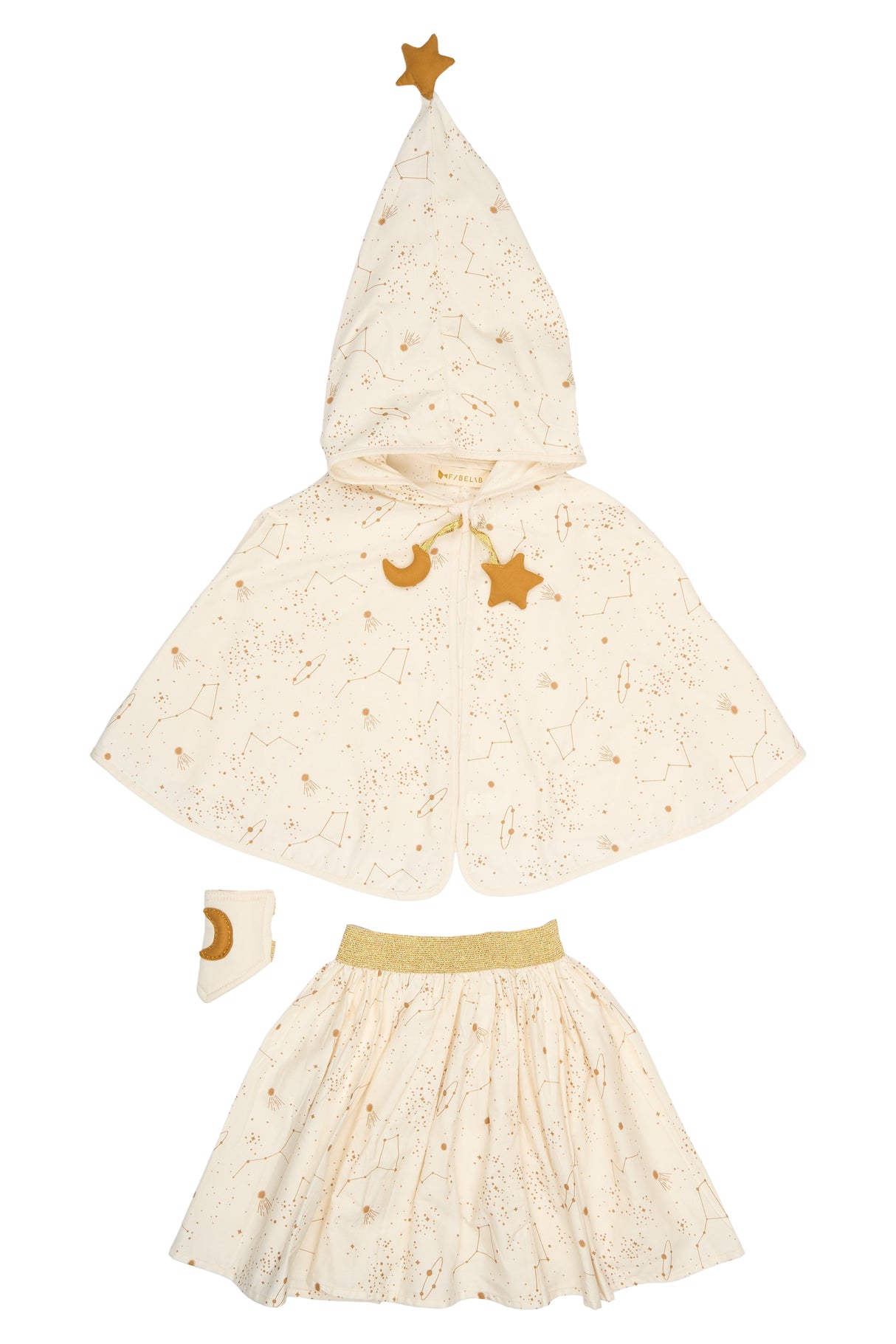 FABELAB Kinderkostüm - Moon Fairy Set