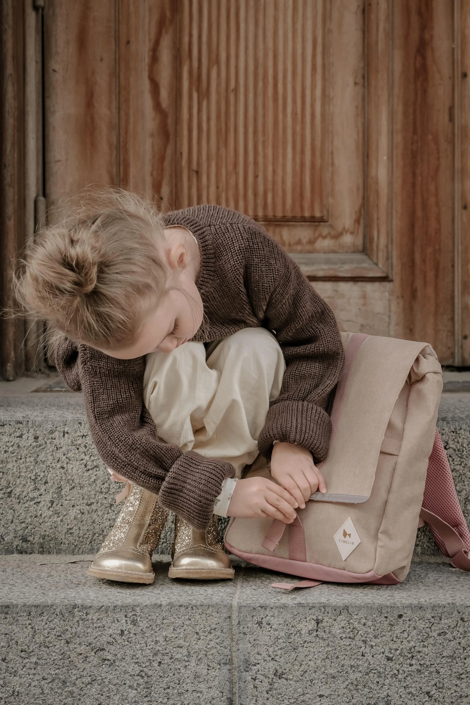 Fabelab Rucksack Klein Wild at Heart „Caramel“