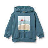 WHEAT Sweatshirt für Kinder Francis "Blue teal"