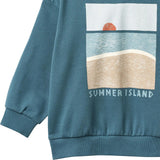 WHEAT Sweatshirt für Kinder Francis "Blue teal"