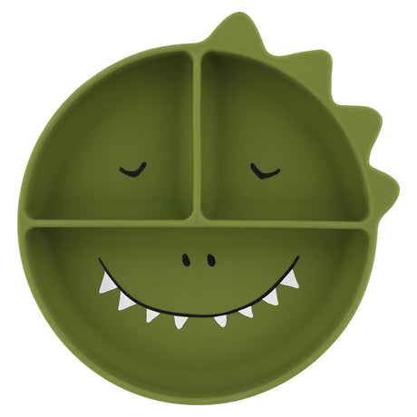 TRIXIE Silikon-Esslernteller mit Saugnapf - Mr. Dino - Nook' d' Mel - Kinder Concept Store