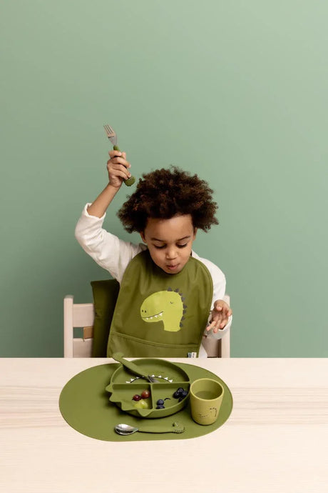 TRIXIE Silikon-Esslernteller mit Saugnapf - Mr. Dino - Nook' d' Mel - Kinder Concept Store
