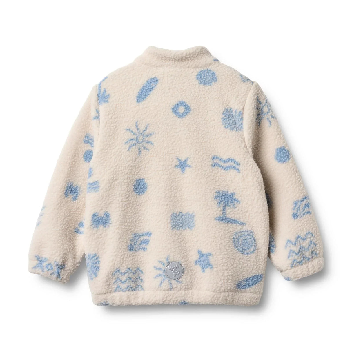 WHEAT Fleece-Jacke für Kinder Helge "White onyx jacquard"