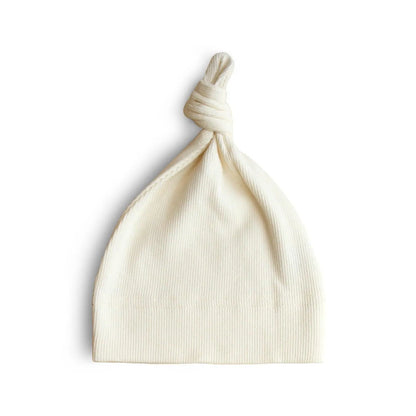 Baby-Mütze Ribbed mit Knoten