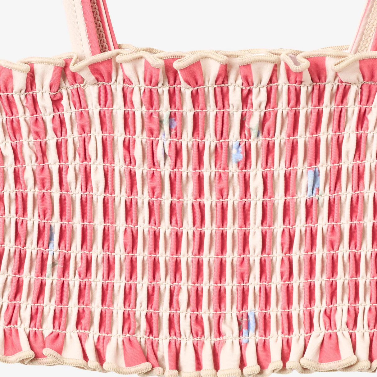 WHEAT Kinder-Bikini Carla "Red Stripe Flowers"