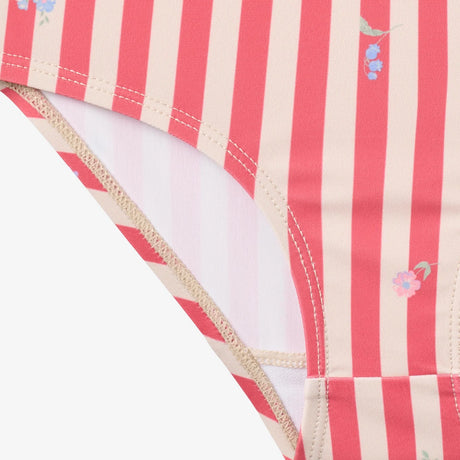 WHEAT Kinder-Bikini Carla "Red Stripe Flowers"
