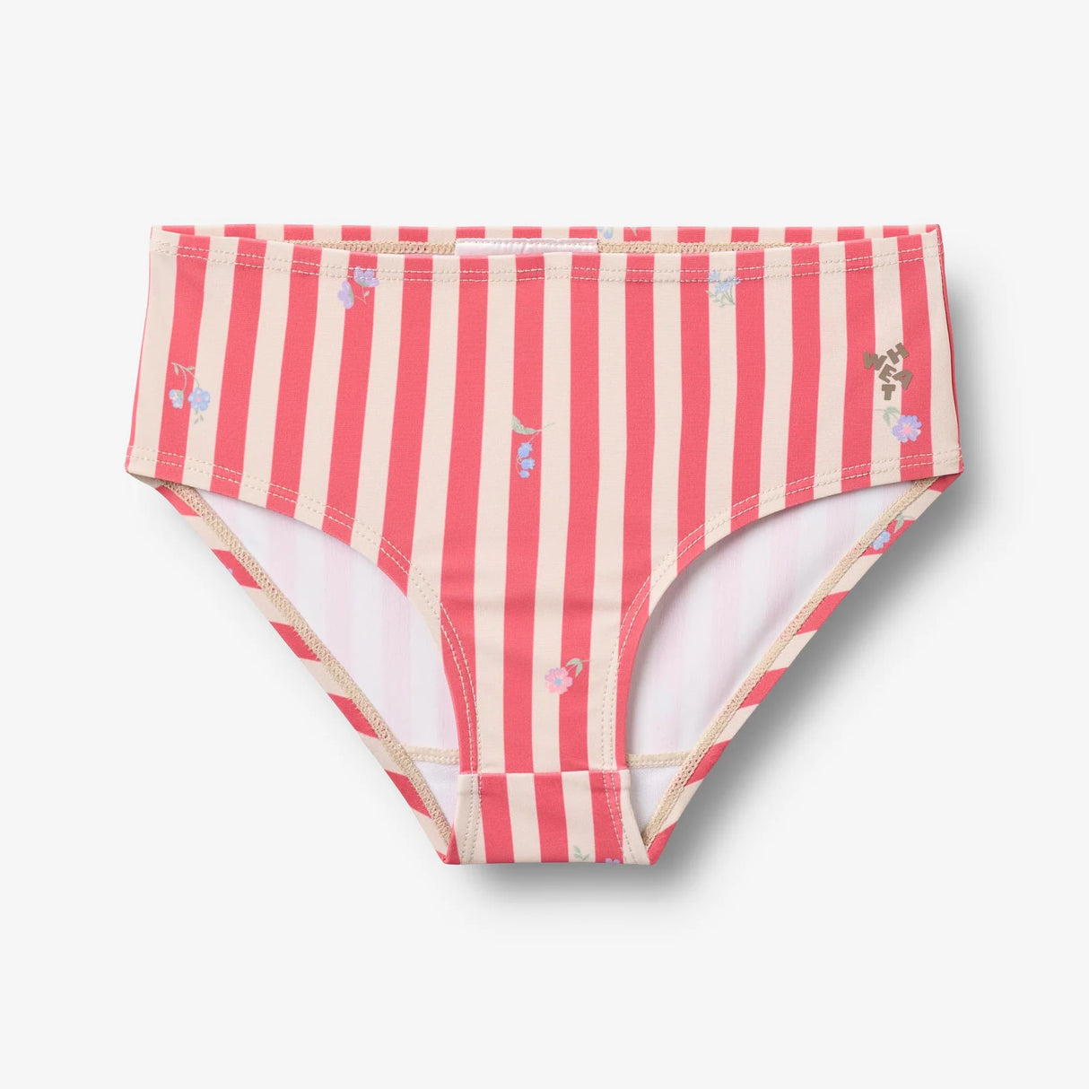 WHEAT Kinder-Bikini Carla "Red Stripe Flowers"