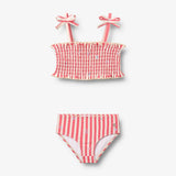 WHEAT Kinder-Bikini Carla "Red Stripe Flowers"