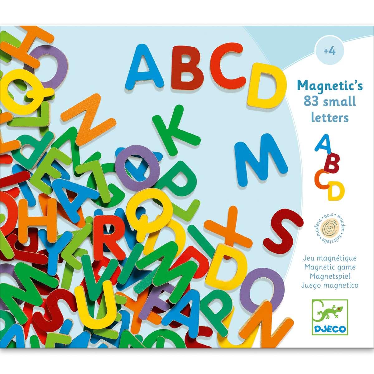 Holz Magnetspiel: 83 Buchstaben - Nook' d' Mel - Kinder Concept Store