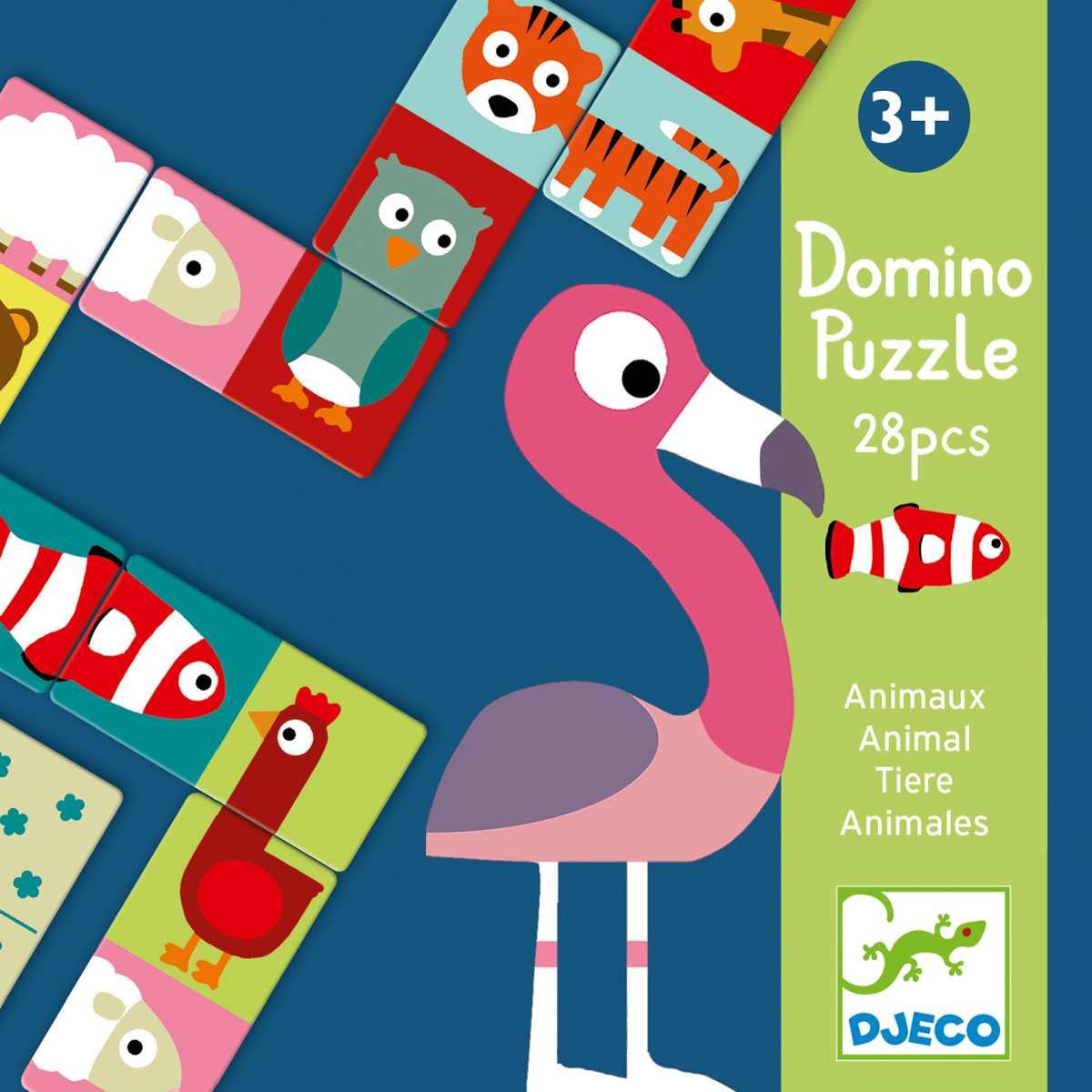 Lernspiel Domino Animo-puzzle - Nook' d' Mel - Kinder Concept Store