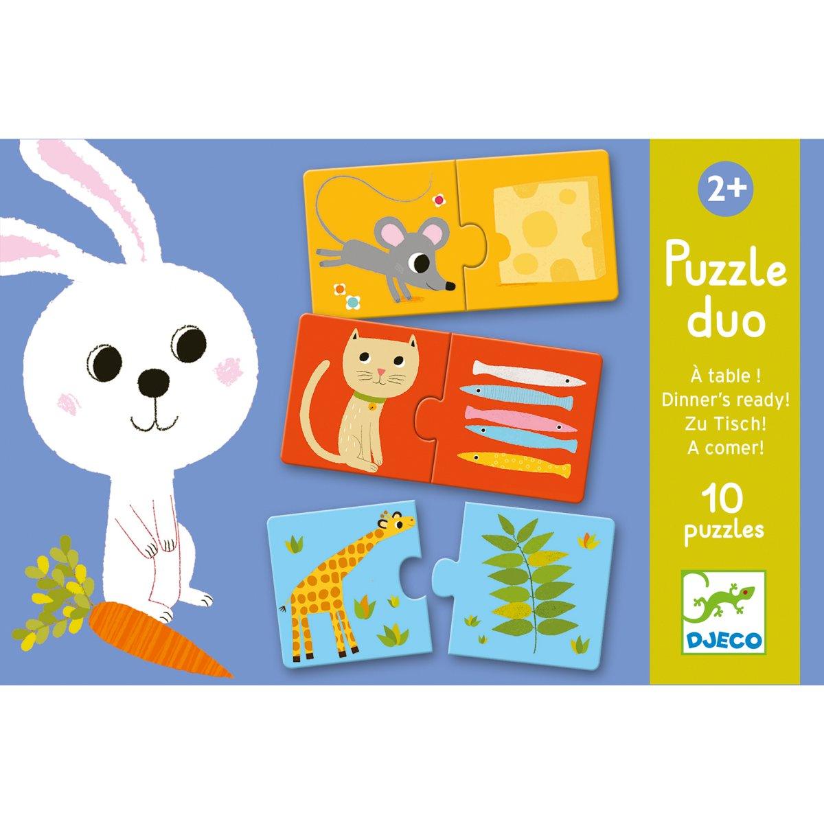 Lernspiel Puzzle duo - Was esse ich ? - Nook' d' Mel - Kinder Concept Store