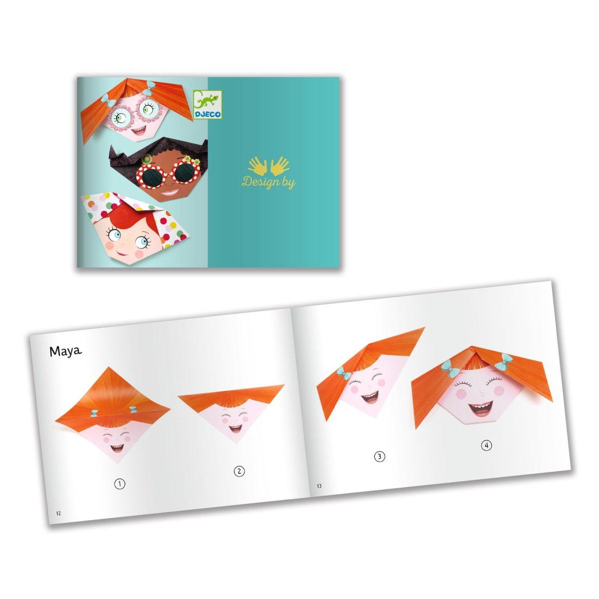 Origami Lustige Gesichter - Nook' d' Mel - Kinder Concept Store