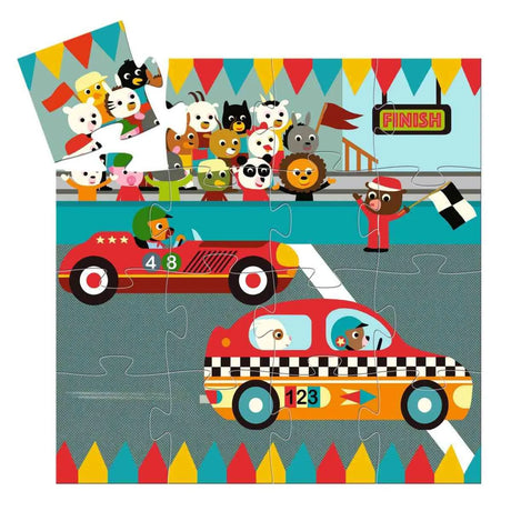 Puzzle Rennauto - 16 Teile - Nook' d' Mel - Kinder Concept Store