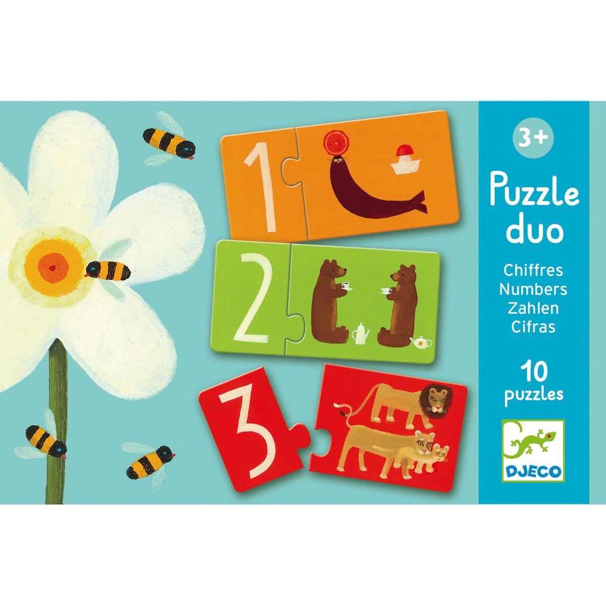 Puzzle Duo - Zahlen - Nook' d' Mel - Kinder Concept Store