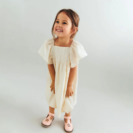 WHEAT Kinder Sommer-Kleid Elva "Eggshell"
