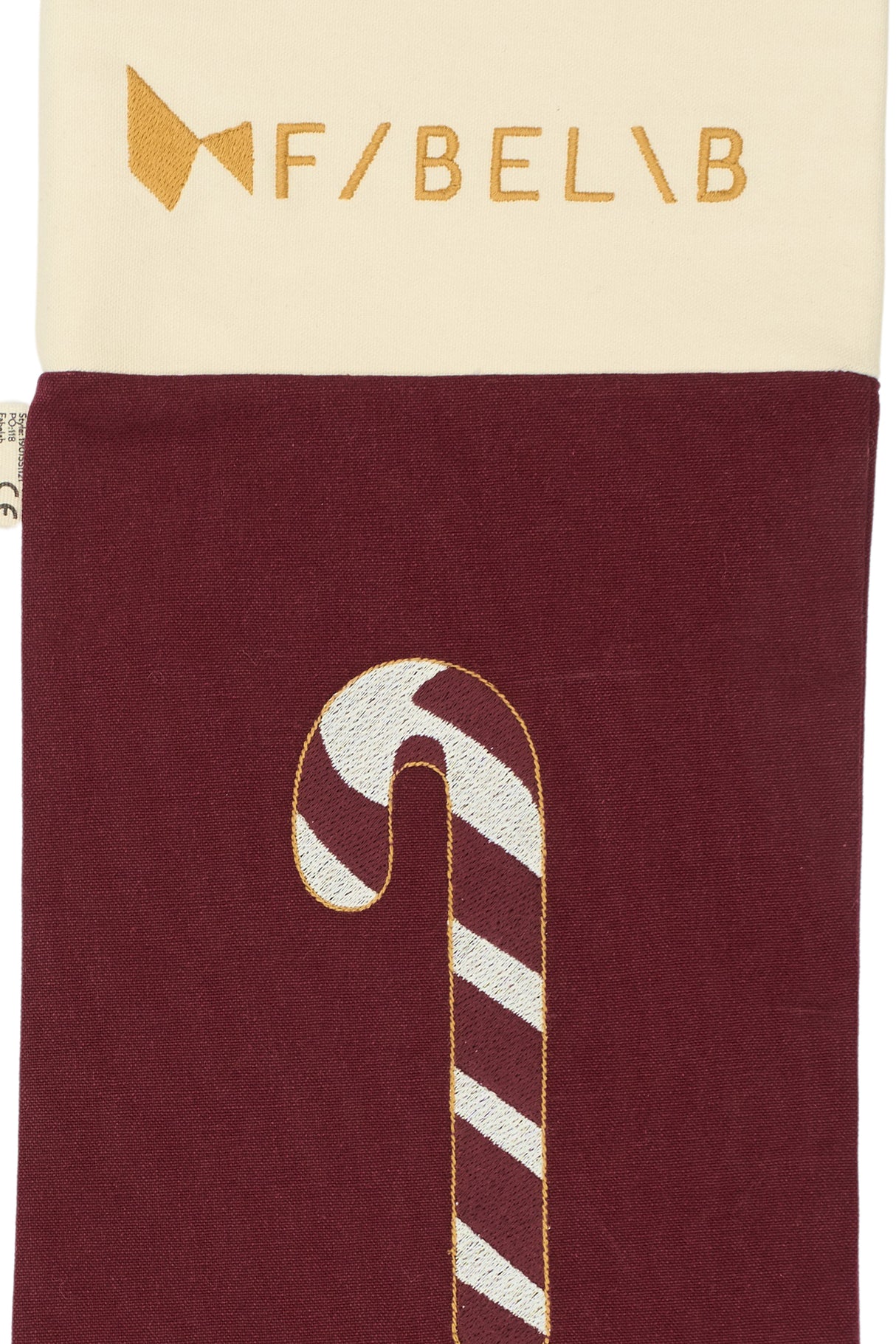 FABELAB Weihnachtsstrumpf Rot