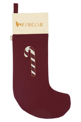 FABELAB Weihnachtsstrumpf Rot