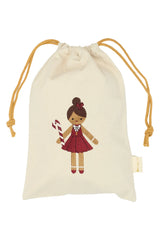 FABELAB Geschenke-Stoffbeutel „Lebkuchenmädchen“