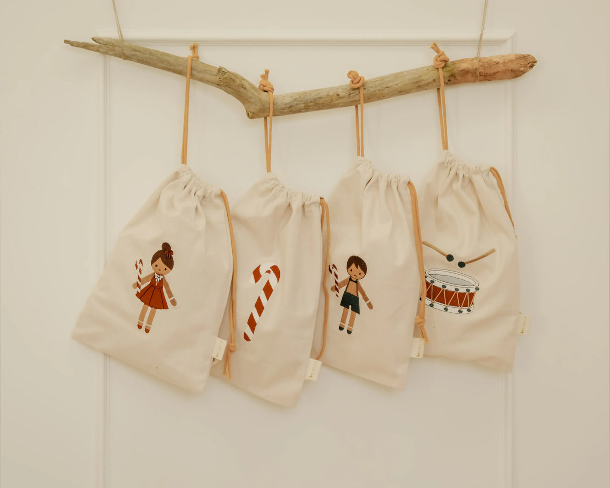 FABELAB Geschenke-Stoffbeutel „Zuckerstange“