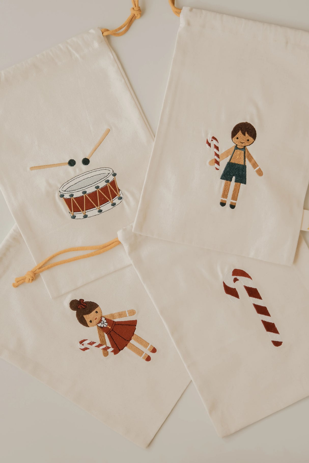 FABELAB Geschenke-Stoffbeutel „Zuckerstange“