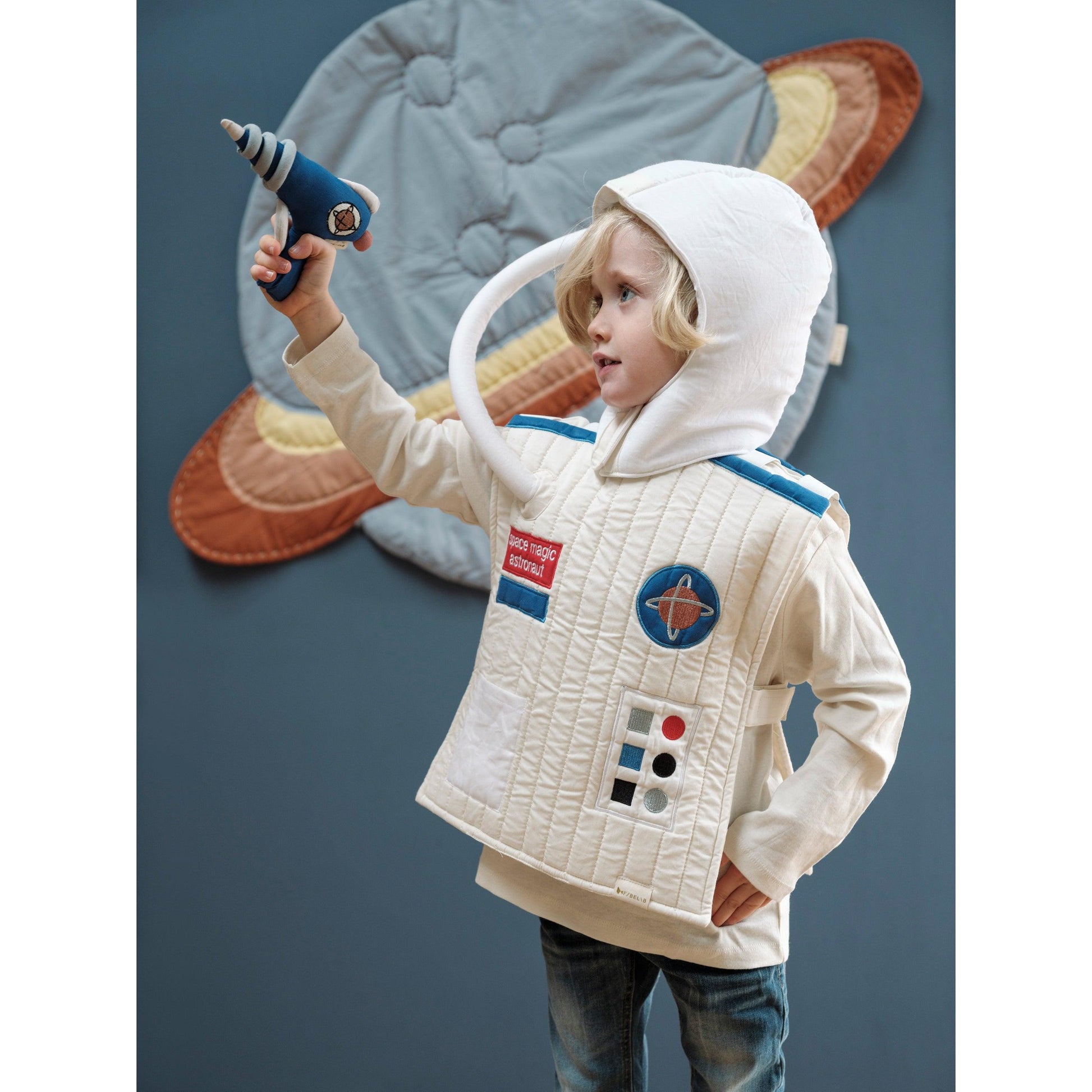 Kinderkostüm - Astronaut mit Weste und Helm - Nook' d' Mel - Kinder Concept Store