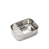 LIEWOOD Kinder Brotdose Edelstahl mit Silikondeckel Arthur "Fun / Beach blue"