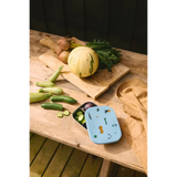 LIEWOOD Kinder Brotdose Edelstahl mit Silikondeckel Arthur "Fun / Beach blue"
