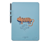 LIEWOOD Magische Zeichentafel Zora (Mini-Tablet, 10 Zoll) "Tiger / Beach blue"