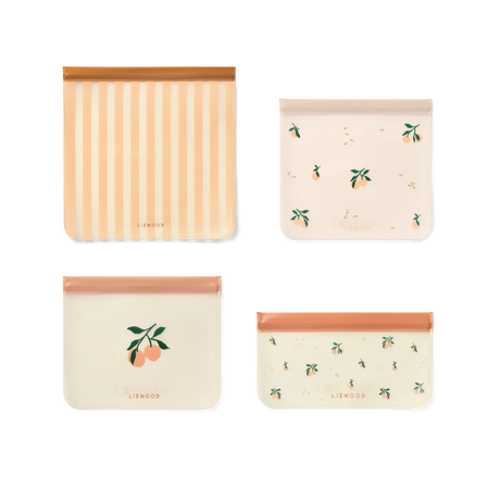 Mehrweg-Aufbewahrungsbeutel Clive 4-er Pack - Nook' d' Mel - Kinder Concept Store