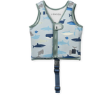 LIEWOOD Kinder Schwimmweste Dove "Shark / Dove blue"