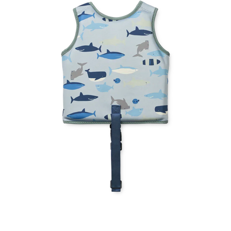 LIEWOOD Kinder Schwimmweste Dove "Shark / Dove blue"