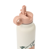 LIEWOOD Falk Trinkflasche für Kinder – 350 ml aus Edelstahl "Peach me / Sea shell"