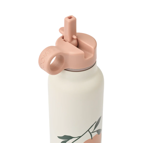 LIEWOOD Falk Trinkflasche für Kinder – 350 ml aus Edelstahl "Peach me / Sea shell"