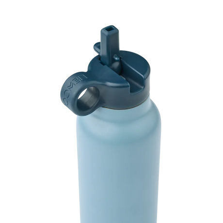 LIEWOOD Falk Trinkflasche für Kinder – 500 ml aus Edelstahl "Tiger / Beach blue"