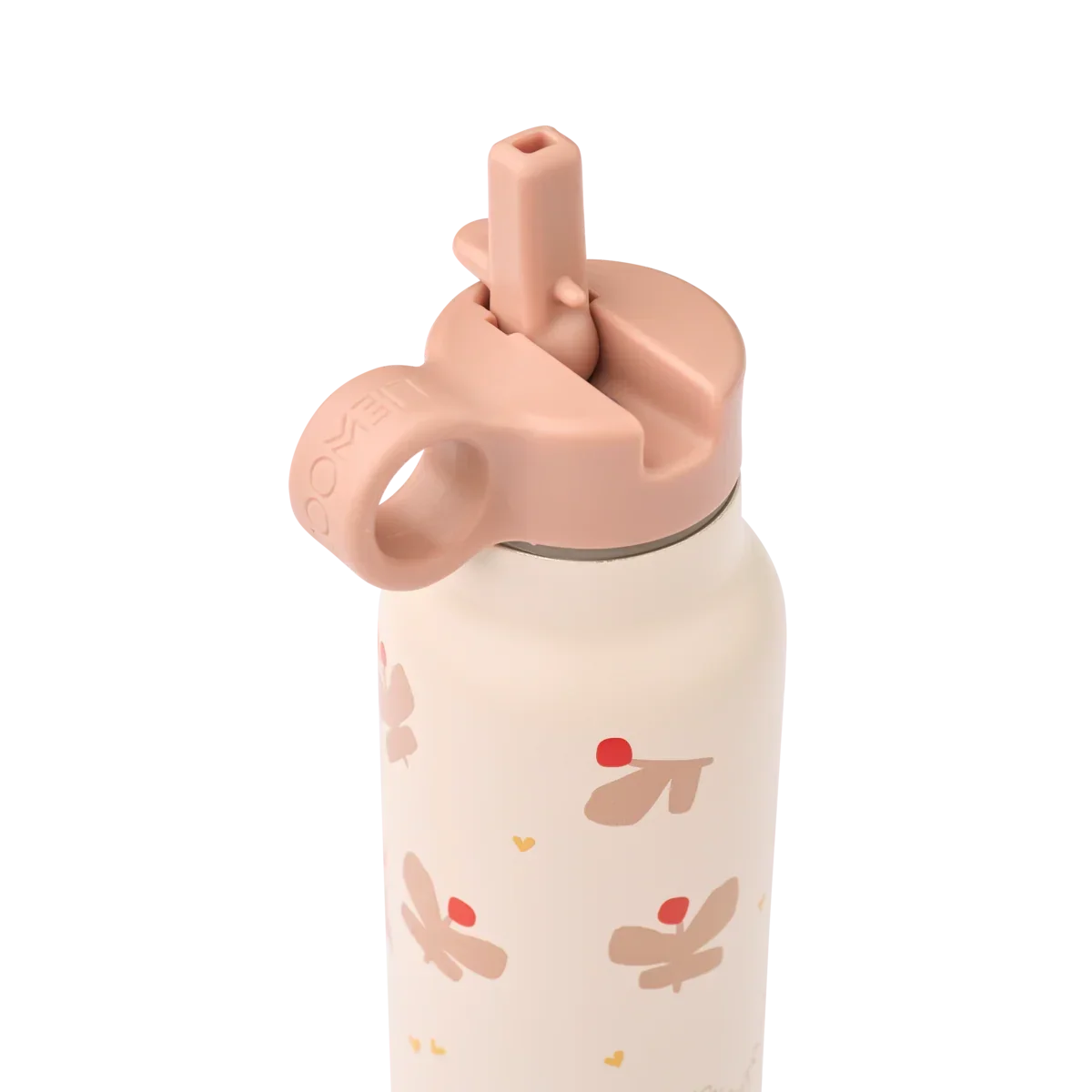 LIEWOOD Falk Trinkflasche für Kinder – 350 ml aus Edelstahl "Butterfly / Apple blossom"