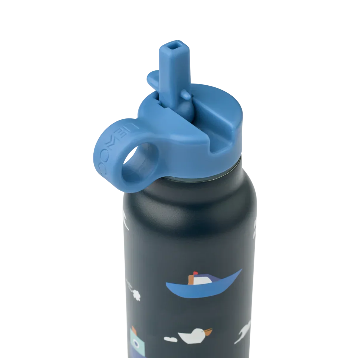 LIEWOOD Falk Trinkflasche für Kinder – 350 ml aus Edelstahl "Sailing / Classic navy"