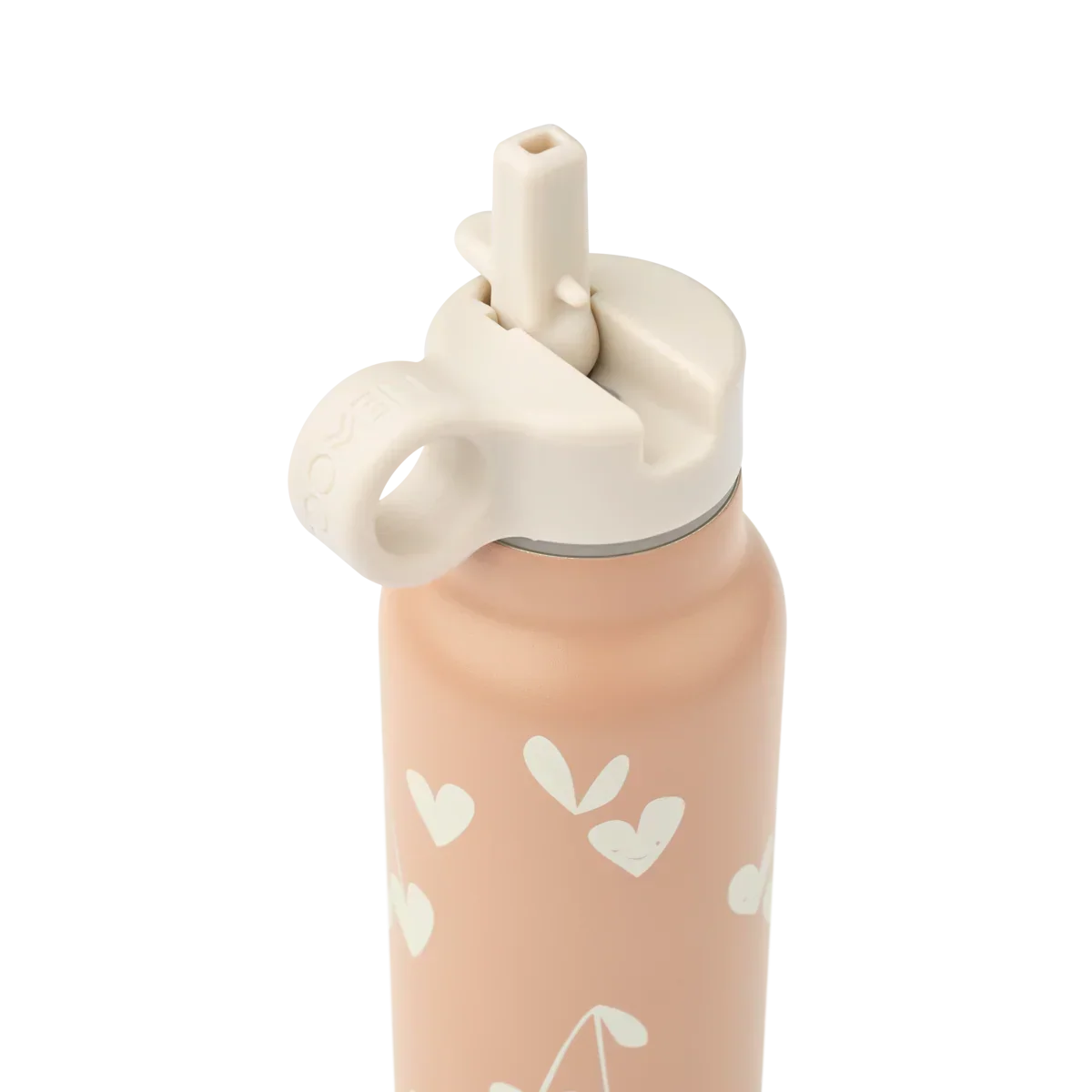 LIEWOOD Falk Trinkflasche für Kinder – 350 ml aus Edelstahl "Sweethearts / Pale tuscany"
