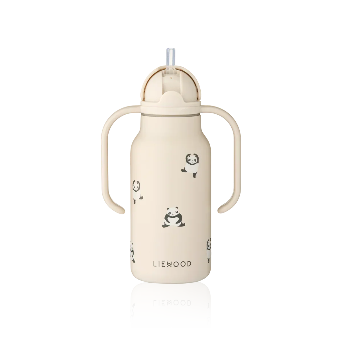 LIEWOOD Kimmie Trinkflasche für Kinder – 250 ml aus Edelstahl "Mini panda / Sandy"