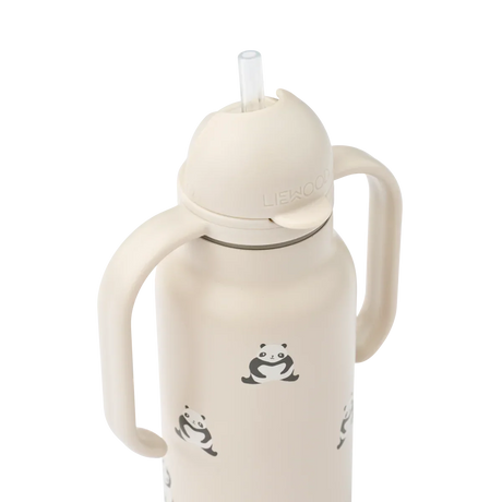 LIEWOOD Kimmie Trinkflasche für Kinder – 250 ml aus Edelstahl "Mini panda / Sandy"