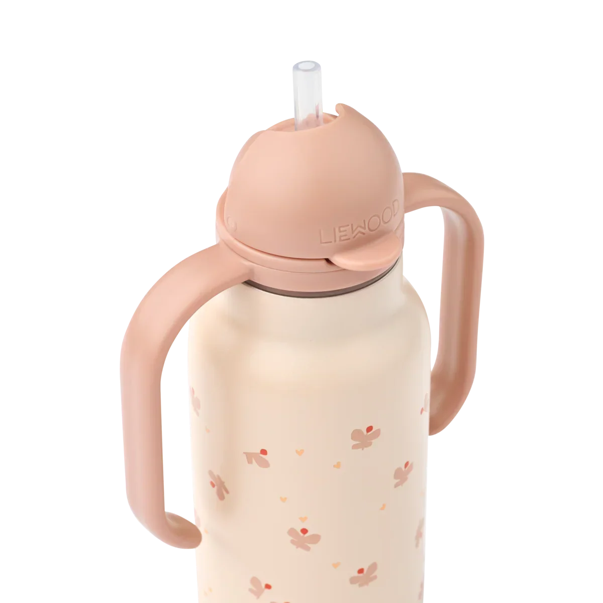 LIEWOOD Kimmie Trinkflasche für Kinder – 250 ml aus Edelstahl "Mini Butterfly / Apple blossom"