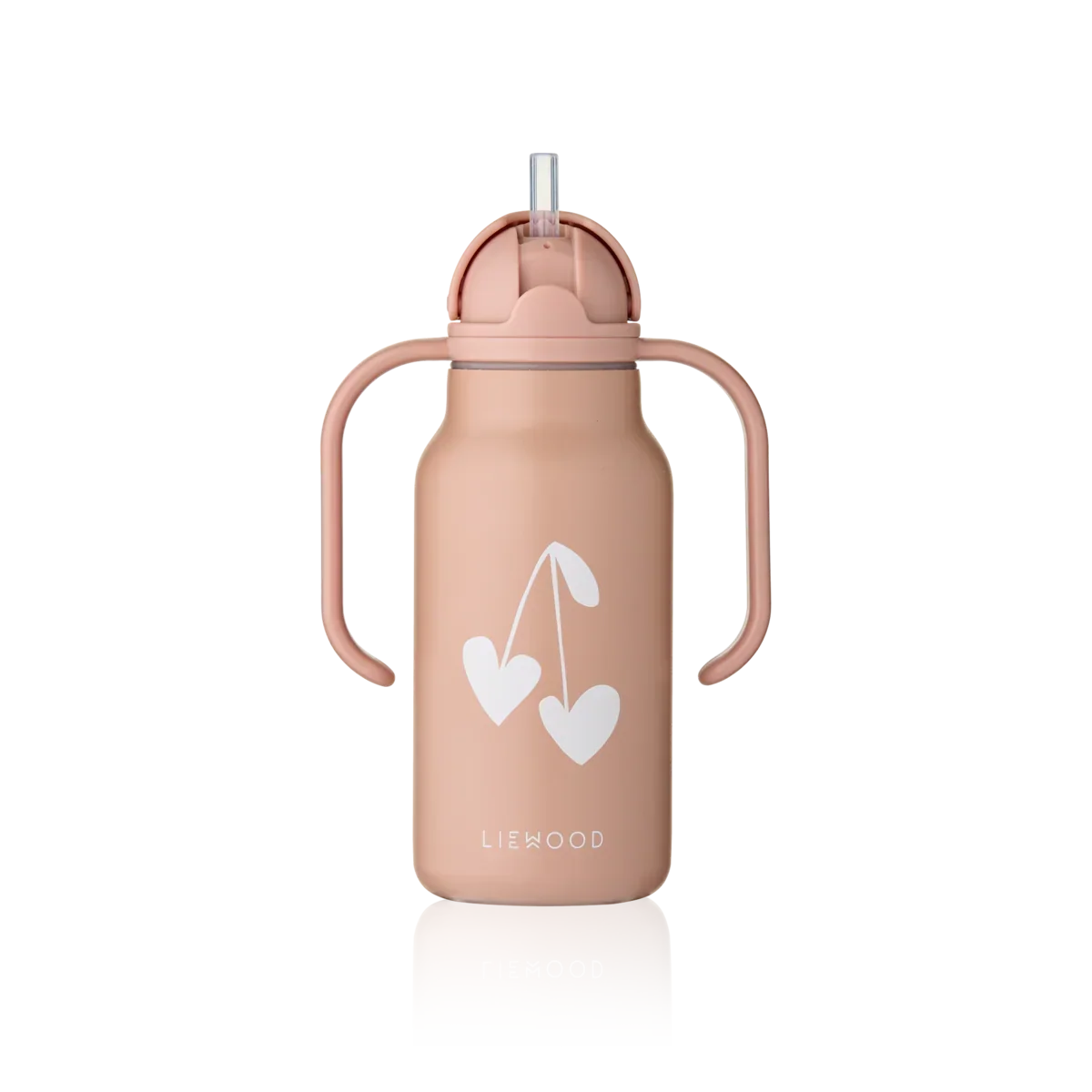 LIEWOOD Kimmie Trinkflasche für Kinder – 250 ml aus Edelstahl "Sweethearts / Pale tuscany"