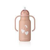 LIEWOOD Kimmie Trinkflasche für Kinder – 250 ml aus Edelstahl "Sweethearts / Pale tuscany"
