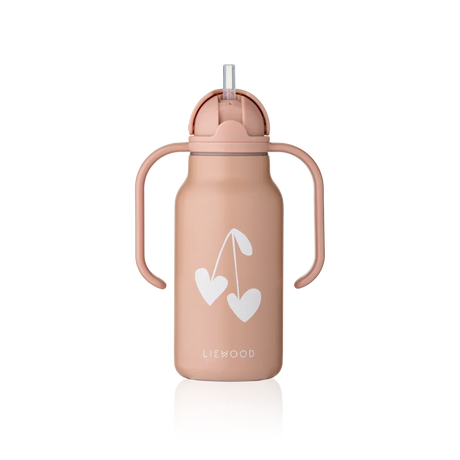 LIEWOOD Kimmie Trinkflasche für Kinder – 250 ml aus Edelstahl "Sweethearts / Pale tuscany"