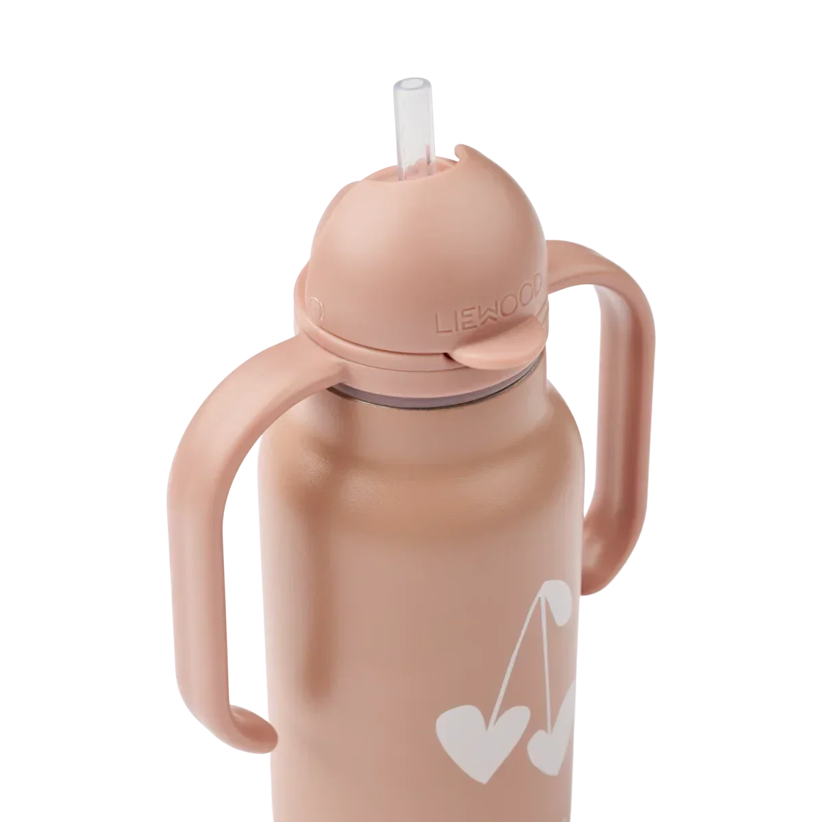 LIEWOOD Kimmie Trinkflasche für Kinder – 250 ml aus Edelstahl "Sweethearts / Pale tuscany"