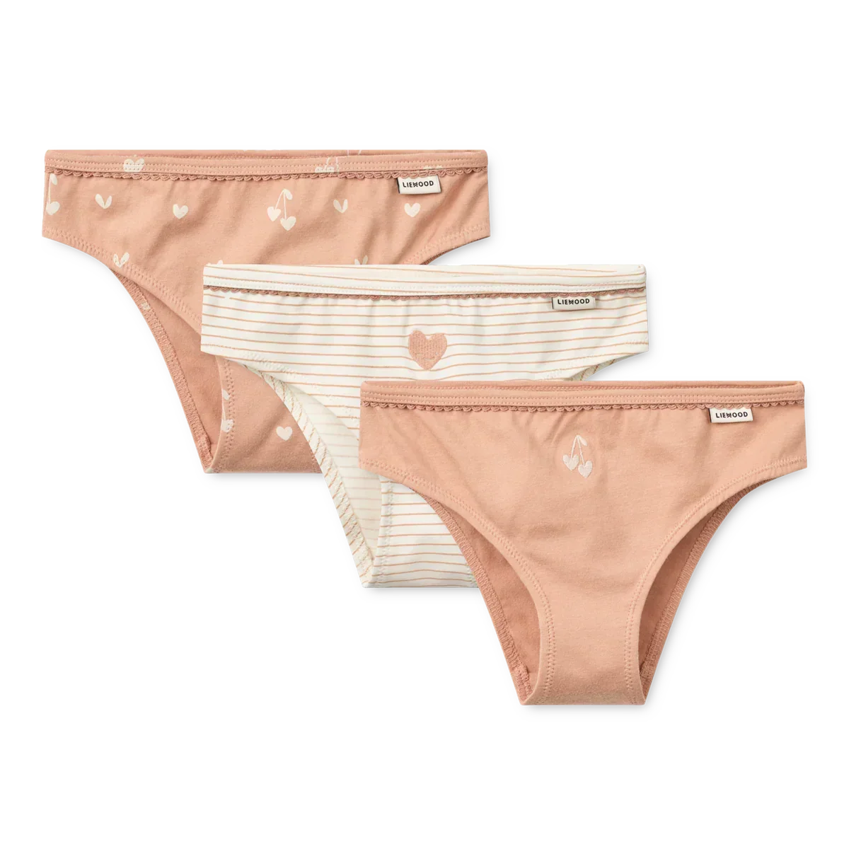 LIEWOOD Aylin Slips (3er-Pack) "Tuscany rose/sandy"