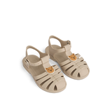 LIEWOOD Kinder Sandalen mit Charms Bre "Bear / sandy"