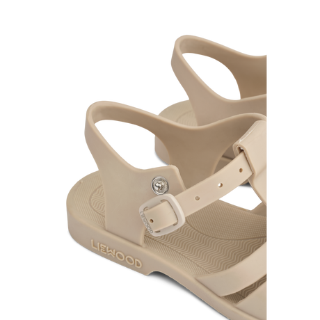 LIEWOOD Kinder Sandalen mit Charms Bre "Bear / sandy"