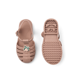 LIEWOOD Kinder Sandalen mit Charms Bre "Peach / Dark rose"