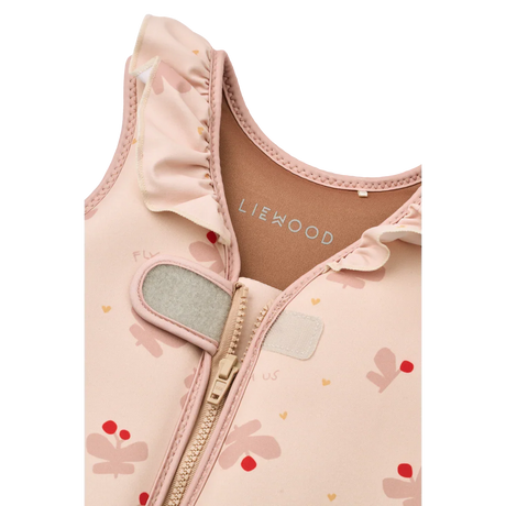 LIEWOOD Kinder Schwimmweste mit Rüschen Dove "Butterfly / Apple blossom"